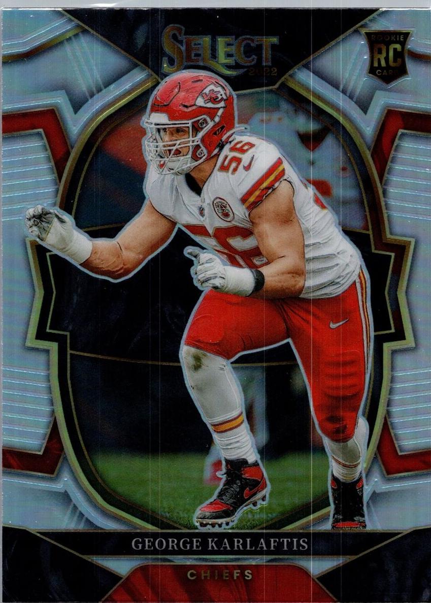 2022 Panini Select Football Silver Prizm George Karlaftis #22 PSA 9
