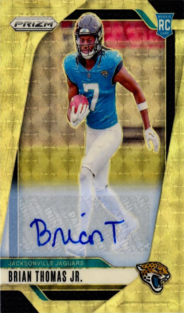 2024 Panini Prizm Football Gold Vinyl Brian Thomas Jr. #314
