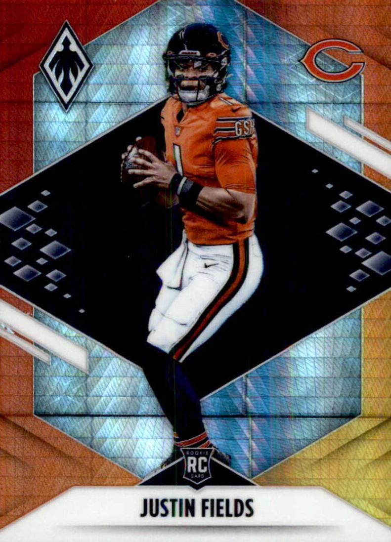 2021 Panini Phoenix Football Fire Burst Justin Fields #108