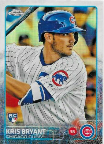 2015 Topps Chrome Baseball Refractor Kris Bryant #112 PSA 9
