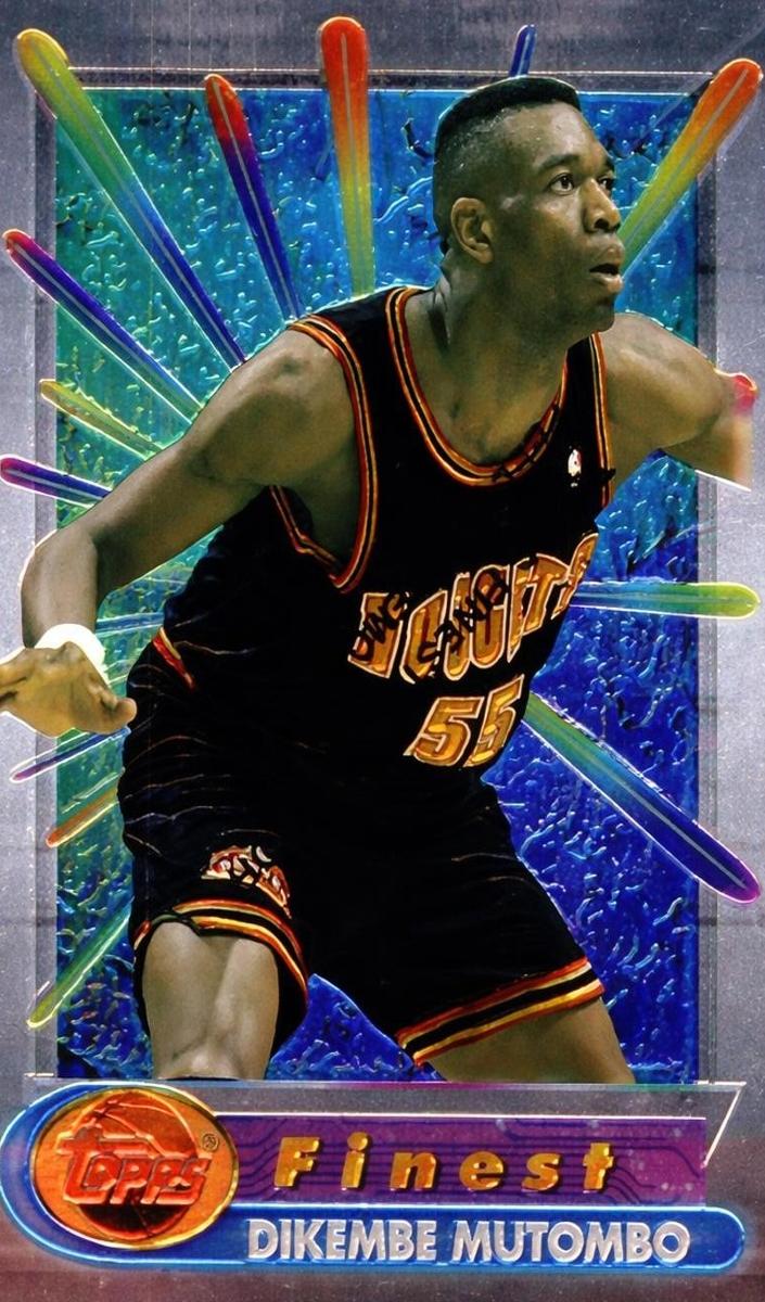 1994 Topps Finest Basketball Dikembe Mutombo #220