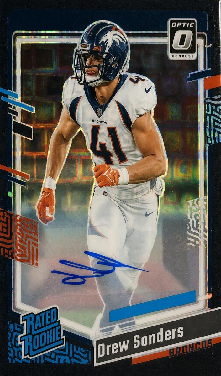 2023 Donruss Optic Football Black Pandora Drew Sanders #230