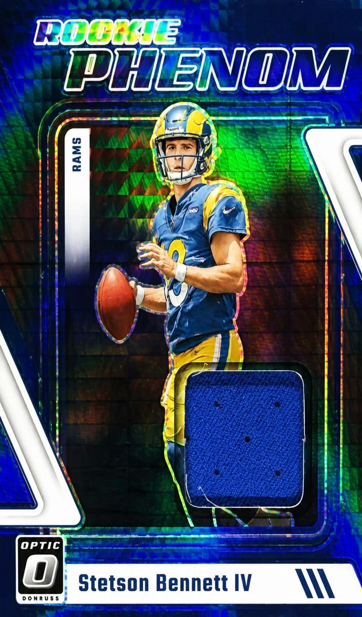 2023 Donruss Optic Football Blue Hyper Stetson Bennett IV #RP-SB