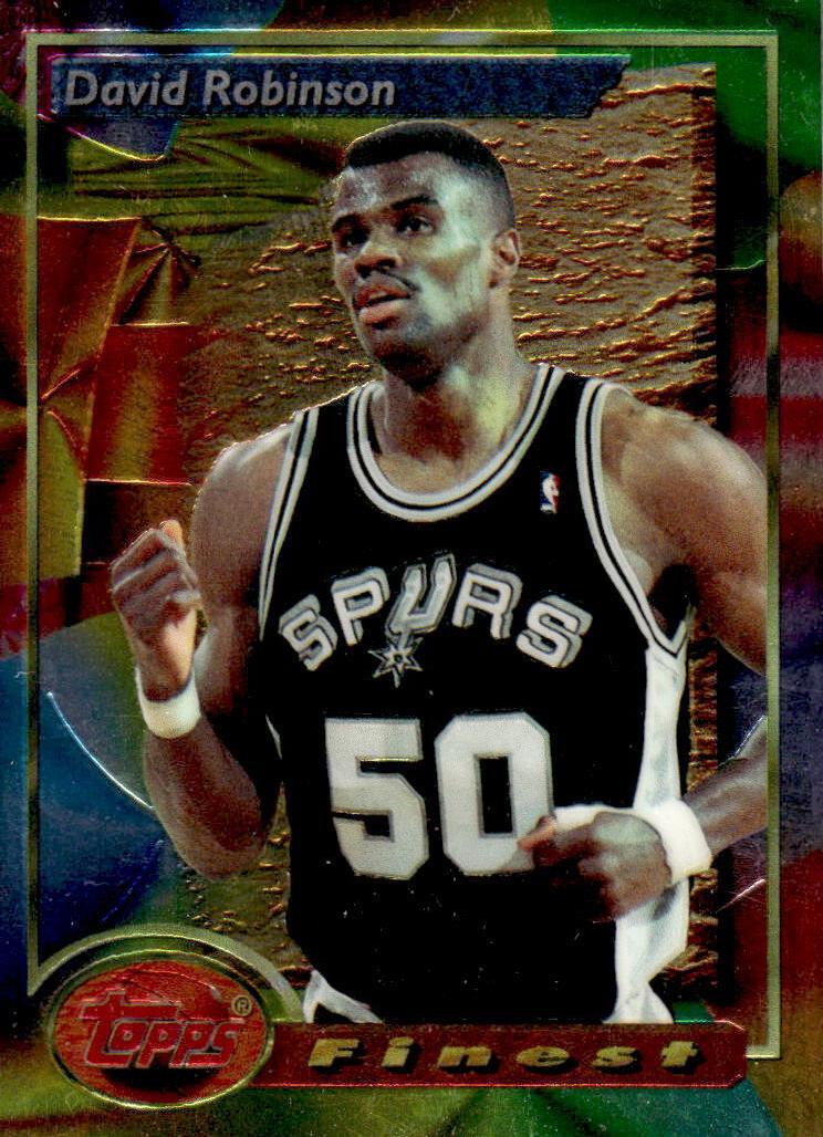 1993 Topps Finest Basketball David Robinson #21