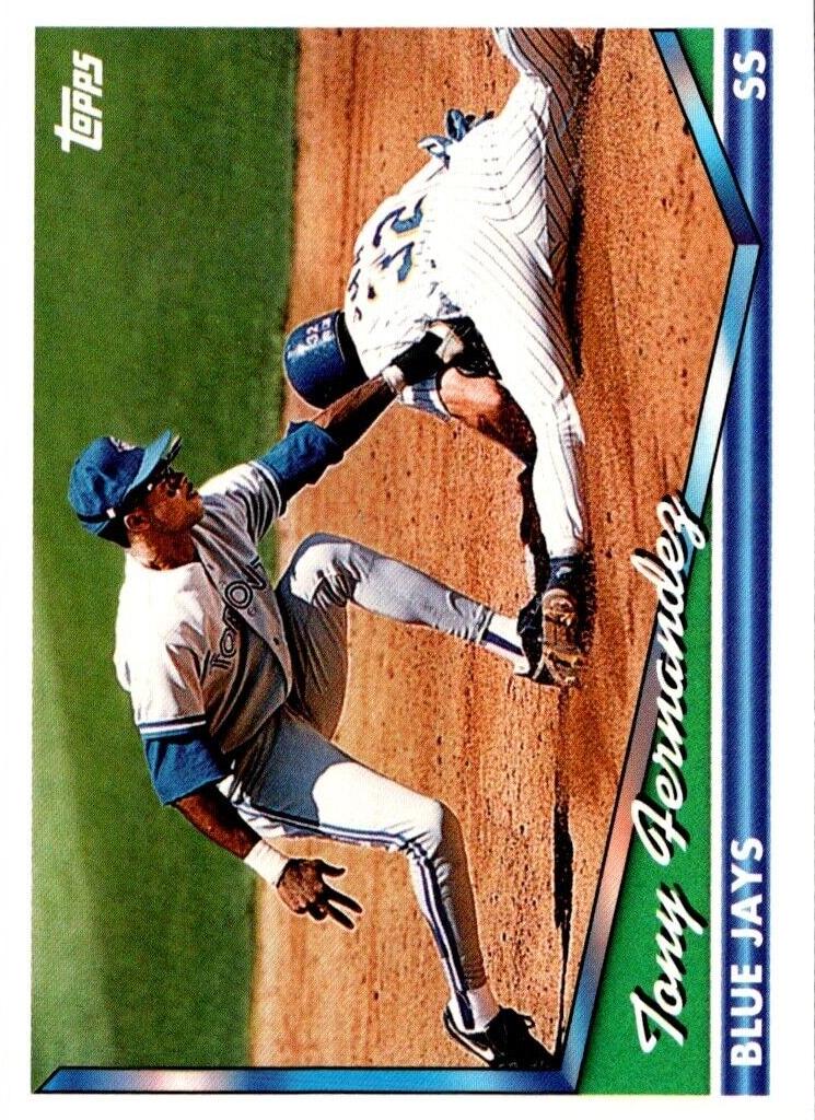 1994 Topps Baseball Tony Fernandez #702
