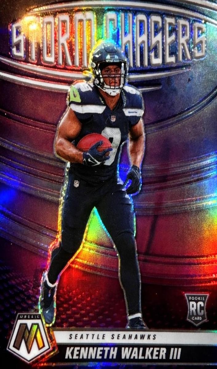 2022 Panini Mosaic Football Kenneth Walker III #SC-19 PSA 10
