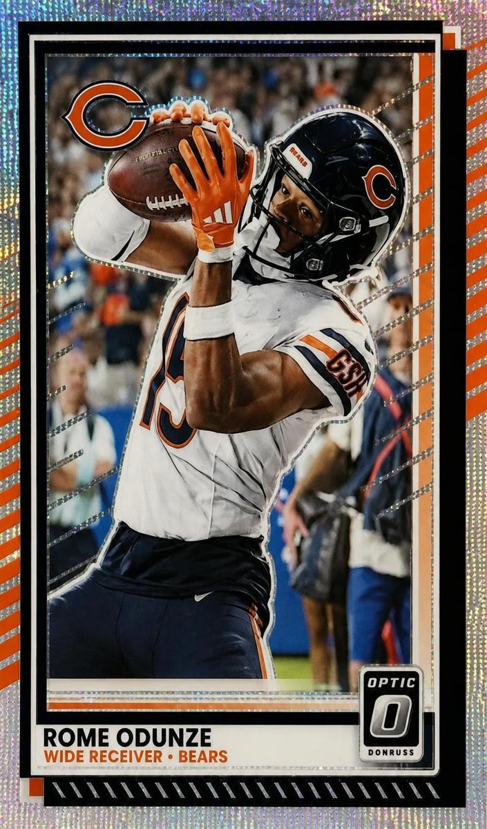 2025 Donruss Optic Football Wave Rome Odunze #151