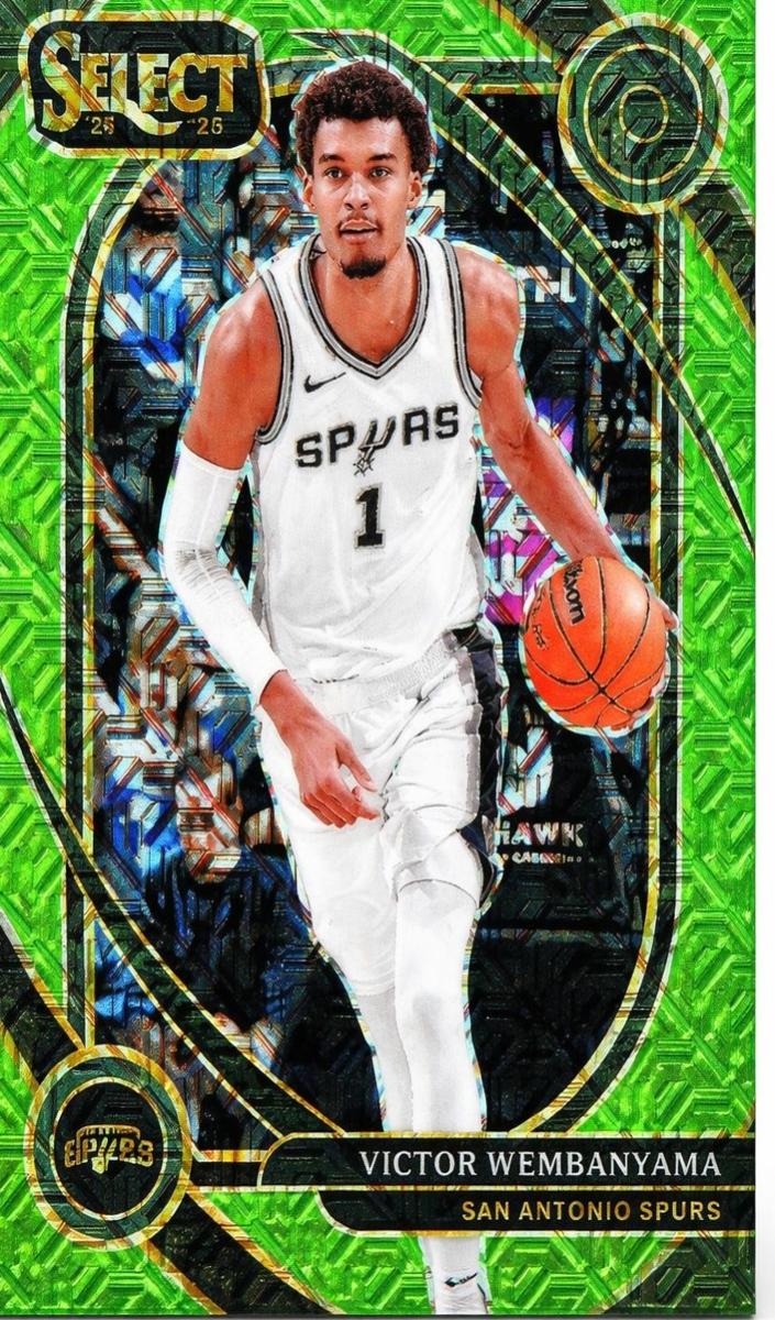 2024 Panini Select Basketball Green Mojo Victor Wembanyama #229