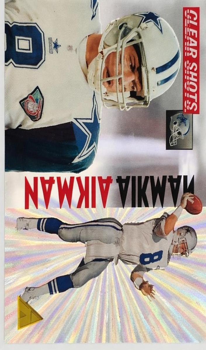 1995 Pinnacle Football Troy Aikman #8 PSA 9