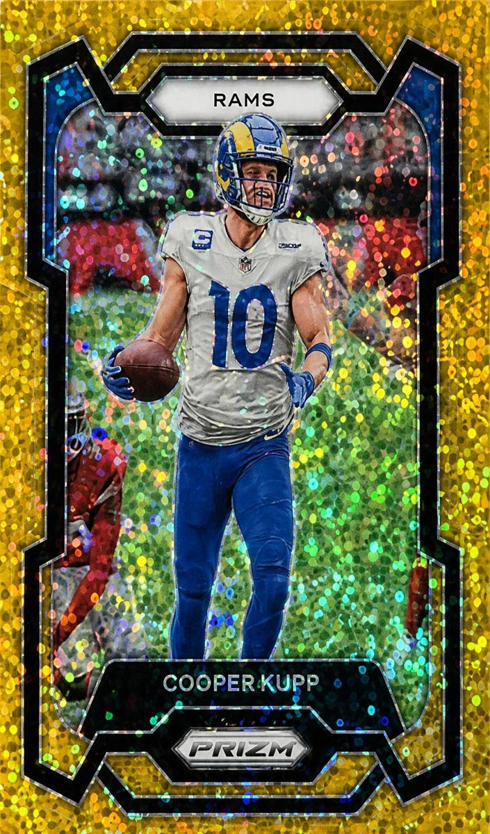 2023 Panini Prizm Football Gold Sparkle Cooper Kupp #165 PSA 10