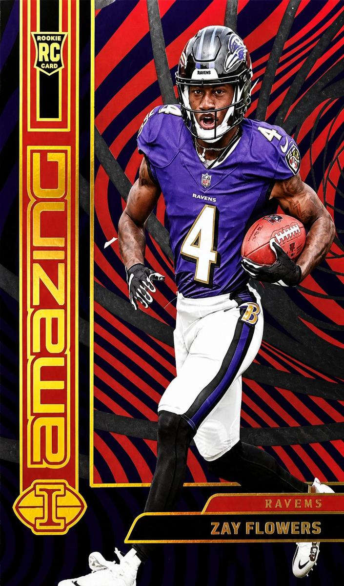 2023 Panini Illusions Football Red Zay Flowers #25