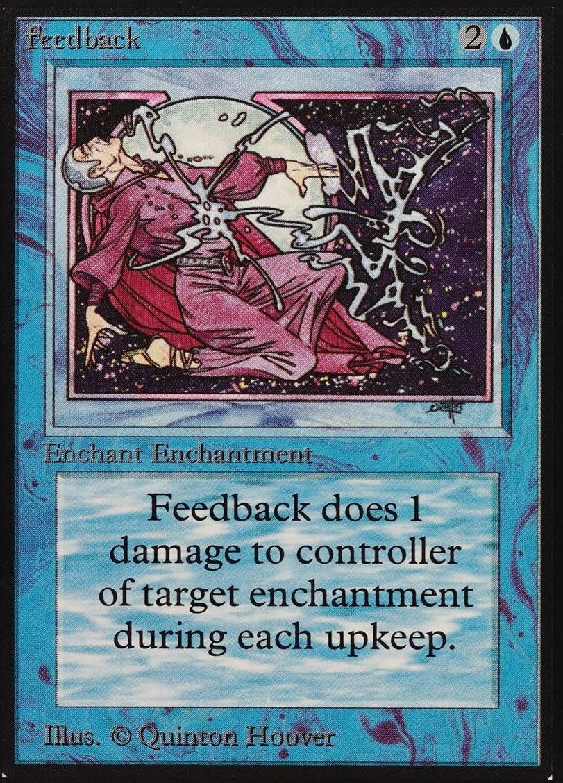 1993 Magic The Gathering Alpha Feedback #NNO
