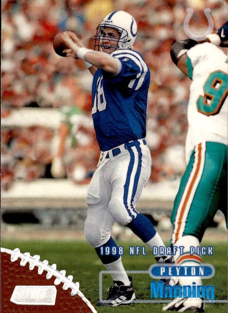 1998 Topps Stadium Club Football Peyton Manning #195 PSA 10
