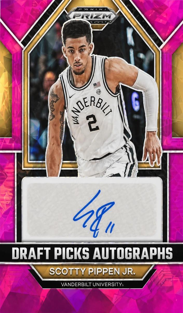 2023 Panini Prizm Draft Picks Basketball Purple Ice Scotty Pippen Jr. #DPA-SPJ PSA 10