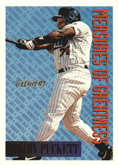 1994 Topps Baseball Gold Kirby Puckett #607 PSA 9