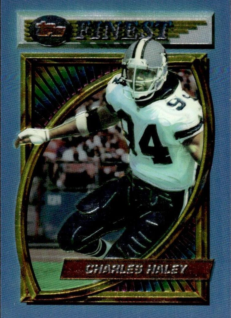 1994 Topps Finest Football Charles Haley #169