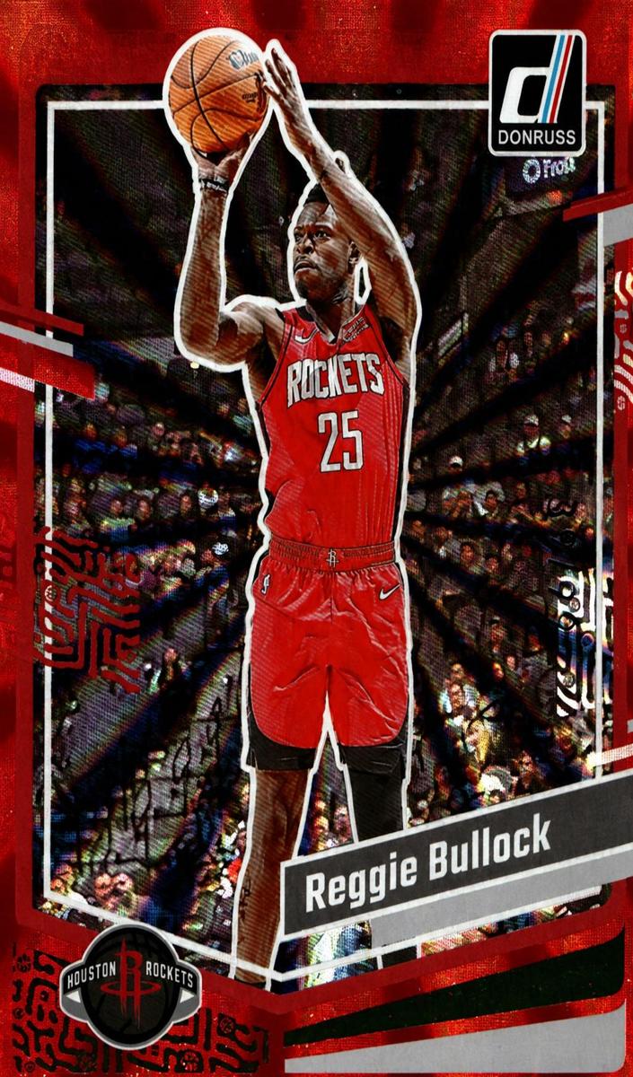 2023 Panini Donruss Basketball Holo Red Laser Reggie Bullock #176