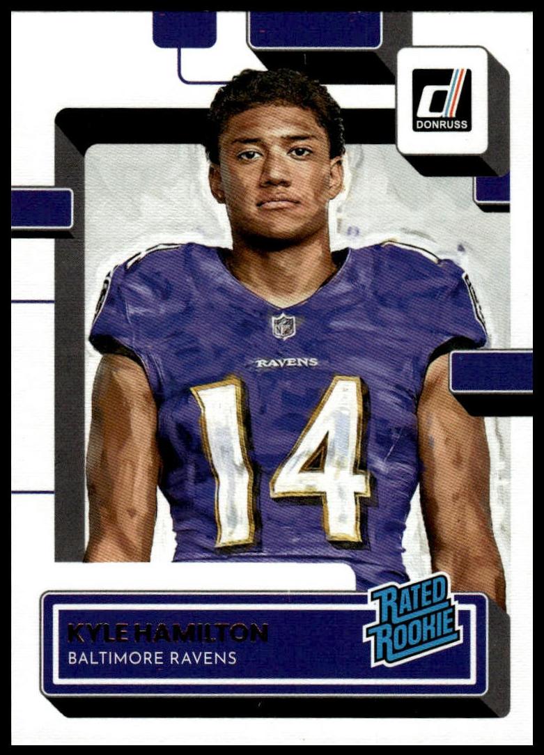2022 Panini Donruss Football Canvas Kyle Hamilton #338