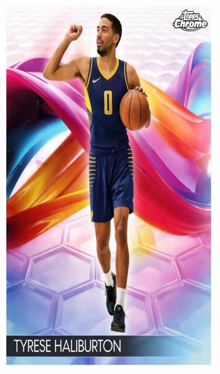 2023 Topps Chrome Basketball Tyrese Haliburton #H-9 PSA 9
