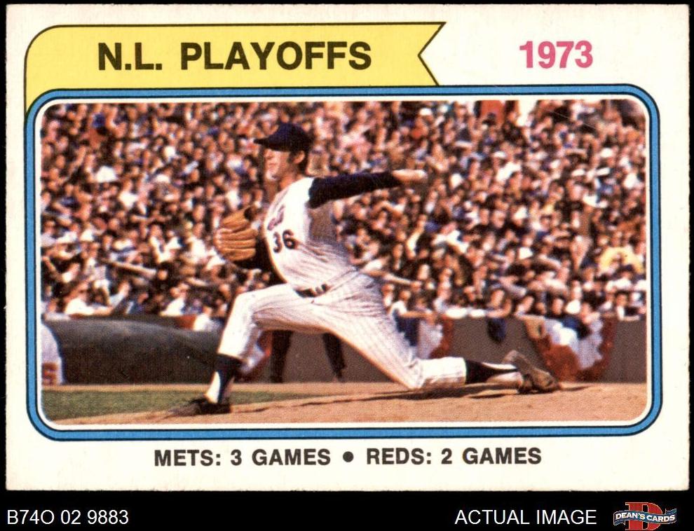 1974 O-Pee-Chee Baseball N.L. Playoffs #471