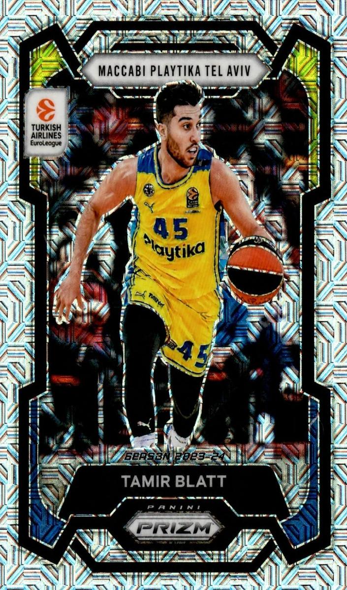 2023 Panini Prizm Turkish Airlines EuroLeague Basketball Mojo Tamir Blatt #178