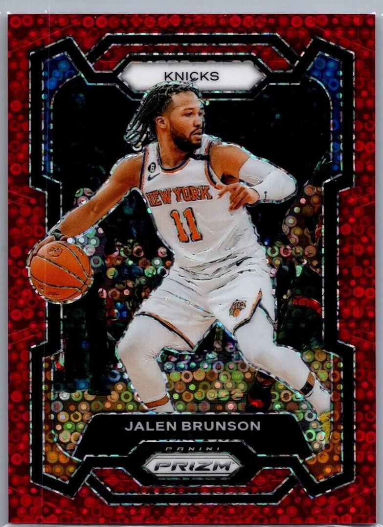 2023 Panini Prizm Basketball Red Jalen Brunson #9 SGC 8.5