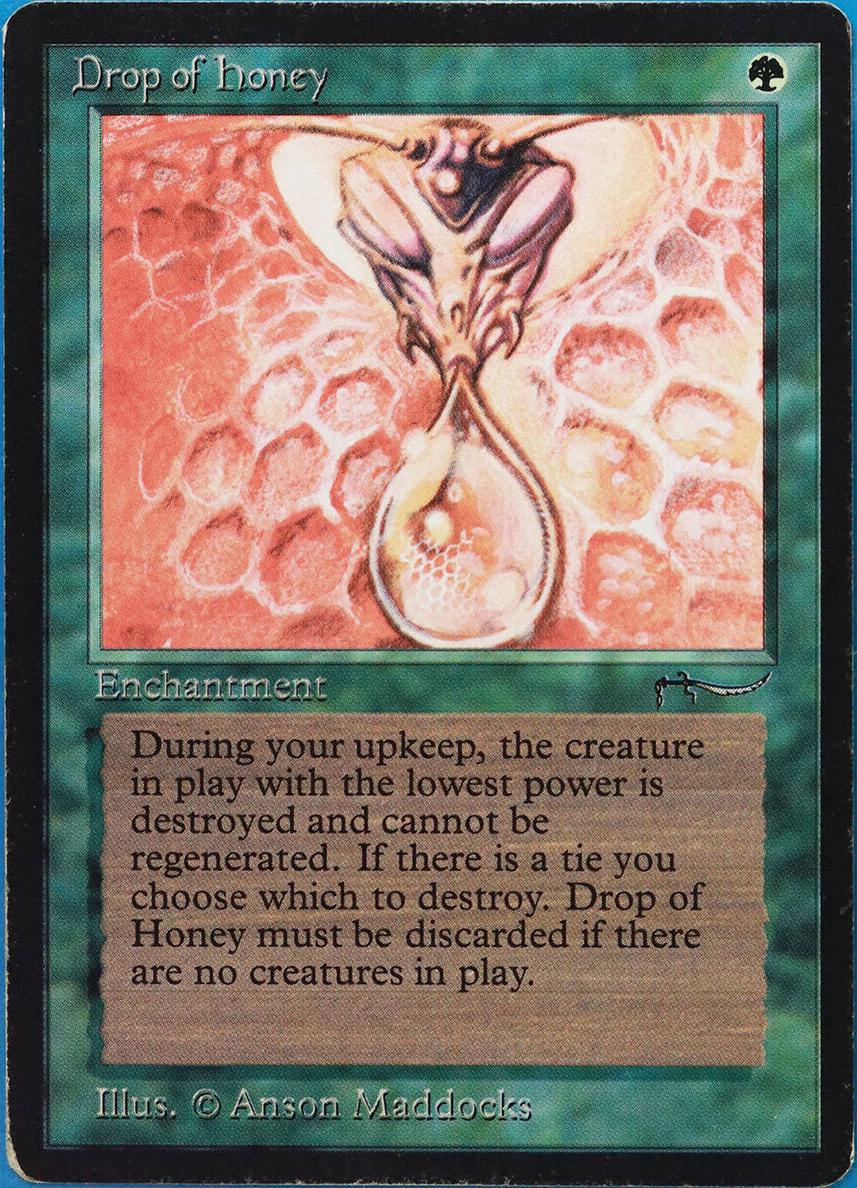 1993 Magic The Gathering Arabian Nights Drop of Honey #NNO