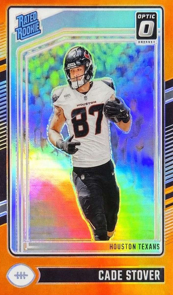 2024 Donruss Optic Football Orange Cade Stover #218 PSA 10