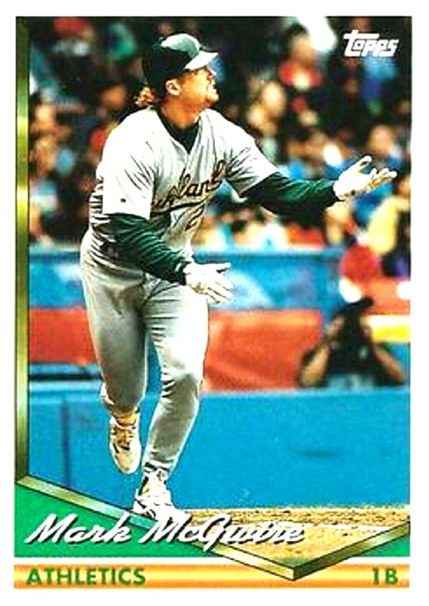 1994 Topps Baseball Mark McGwire #340 PSA 10