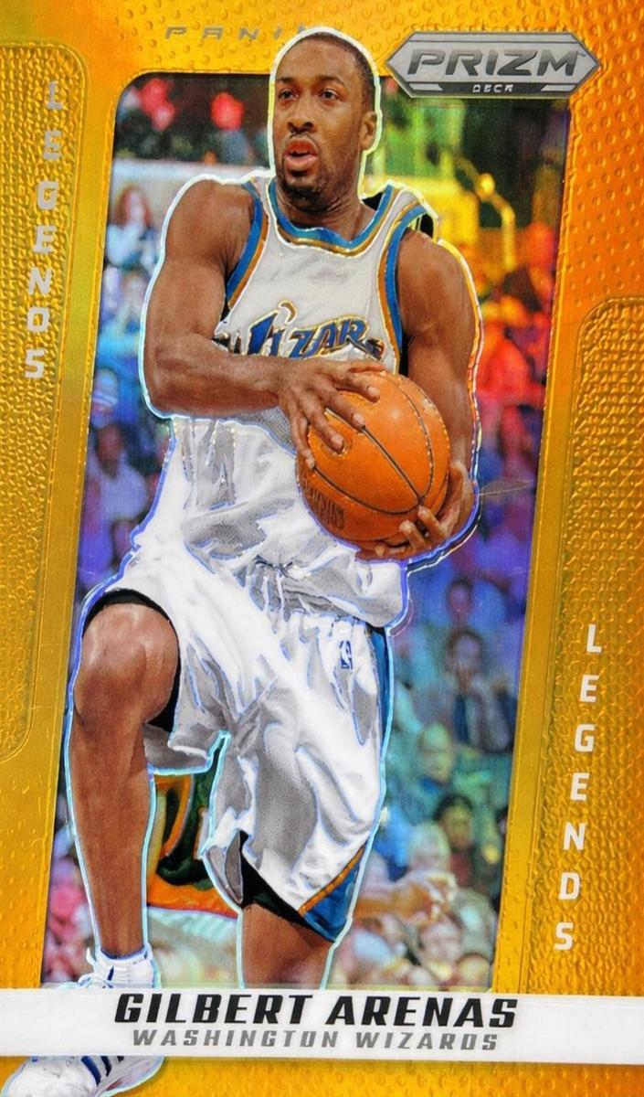 2024 Panini Prizm Deca Basketball Orange Gilbert Arenas #234
