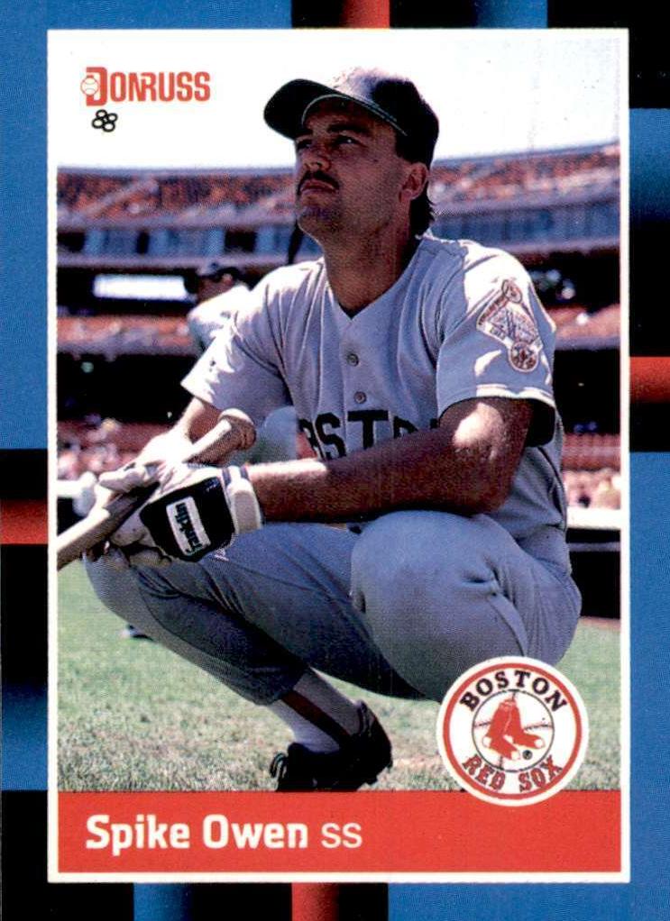 1988 Donruss Baseball Spike Owen #544