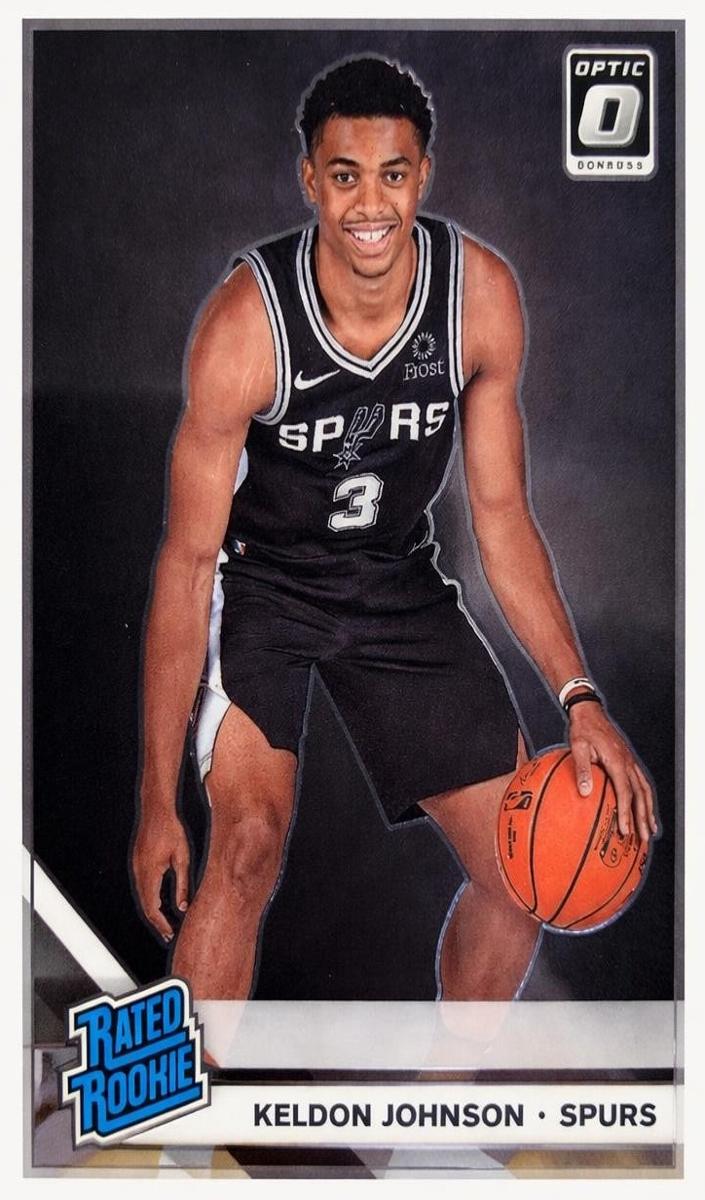 2019 Donruss Optic Basketball Keldon Johnson #186 PSA 10