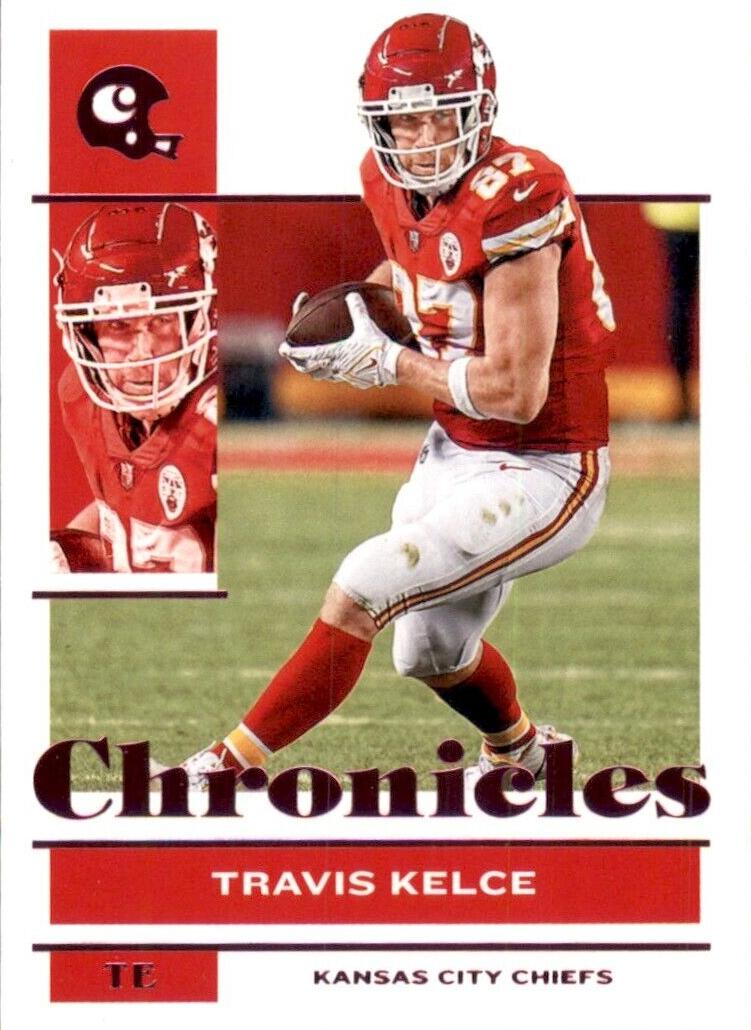 2021 Panini Chronicles Football Travis Kelce #56 CGC 9.5