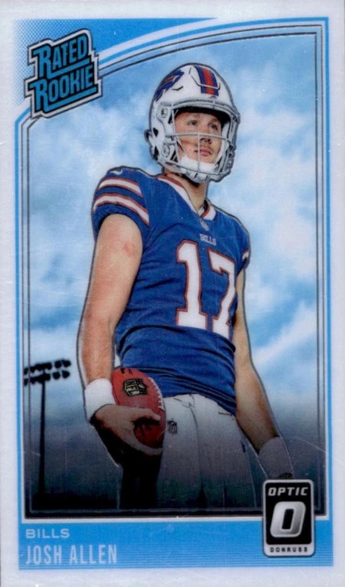 2018 Donruss Optic Football Josh Allen #154 PSA 9