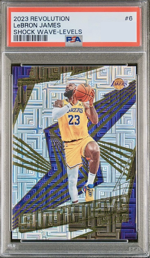 2023 Panini Revolution Basketball Levels LeBron James #6 PSA 9