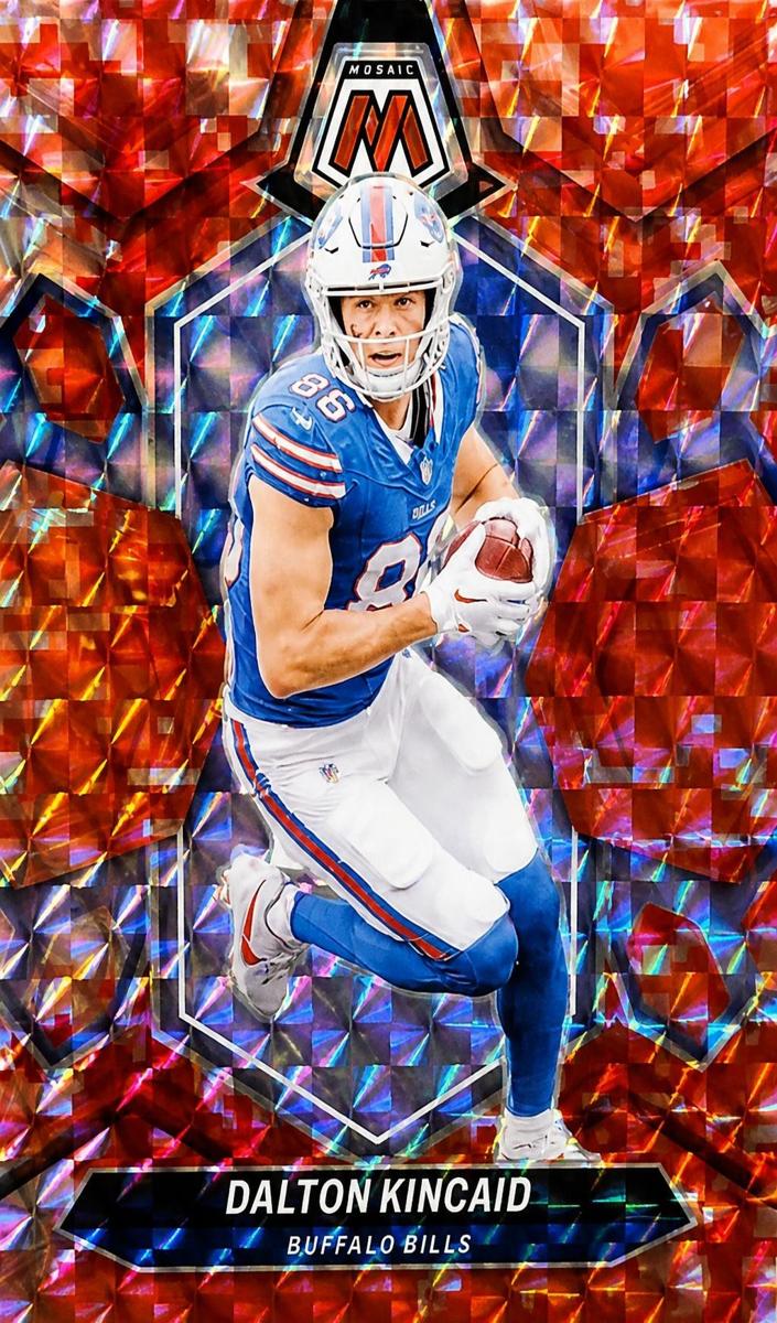 2024 Panini Mosaic Football Red Dalton Kincaid #25