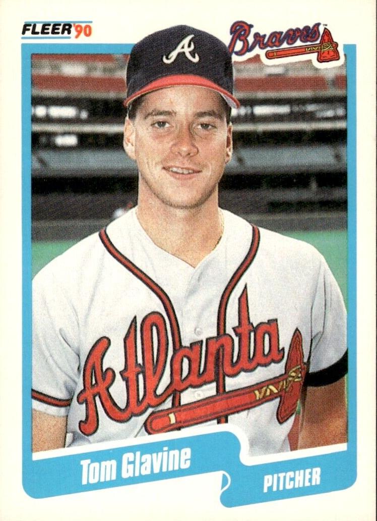 1990 Fleer Baseball Tom Glavine #583 PSA 9