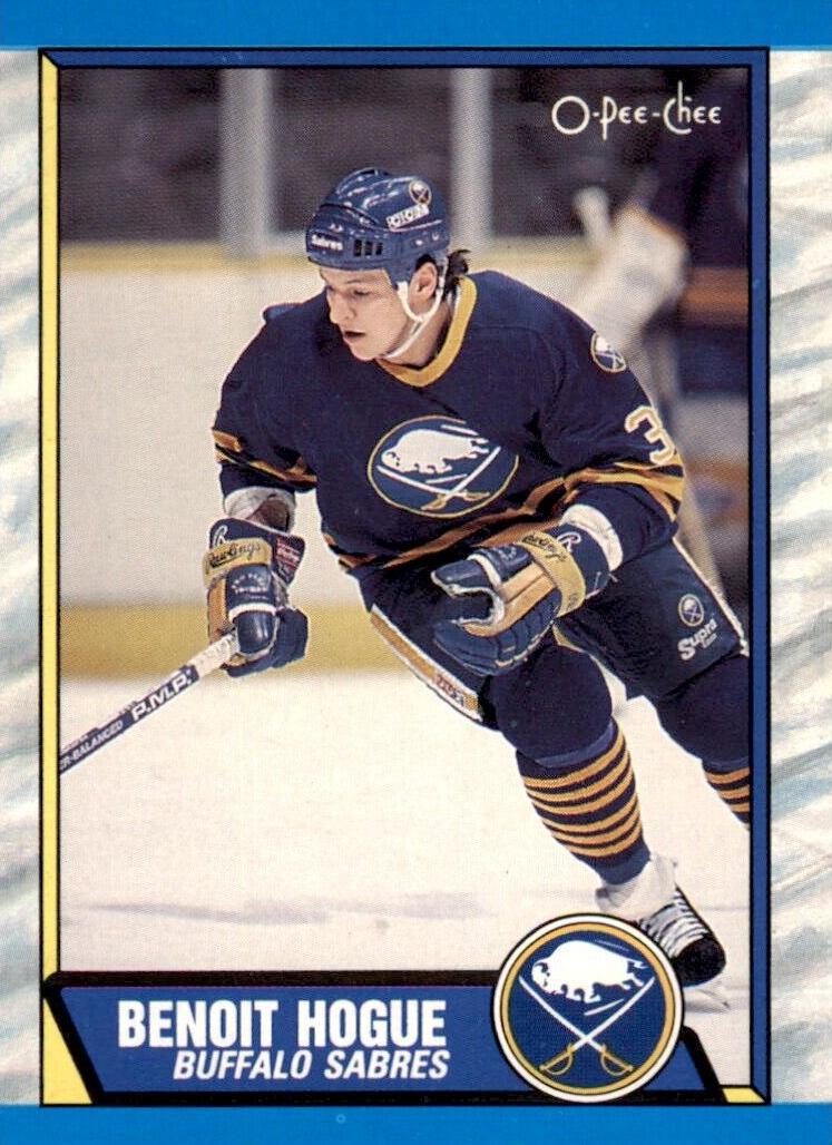 1989 O-Pee-Chee Hockey Benoit Hogue #201