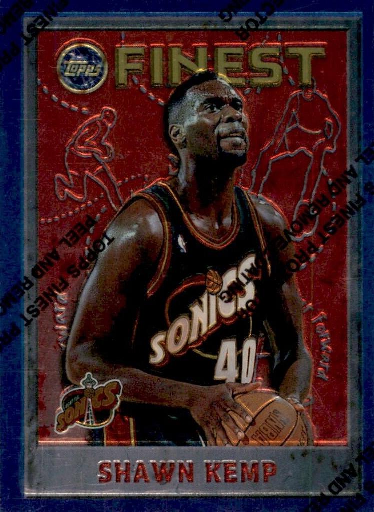 1995 Topps Finest Basketball Shawn Kemp #159