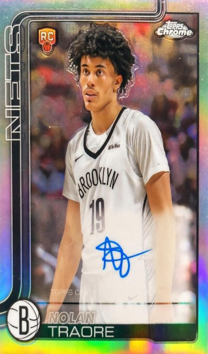 2025 Topps Chrome Basketball Refractor Nolan Traore #TCAR-NT