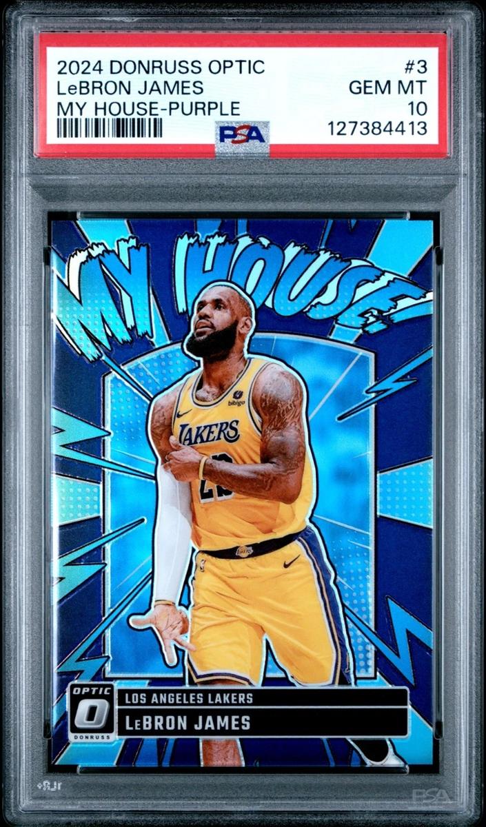 2024 Donruss Optic Basketball Purple LeBron James #3 RAW Ungraded