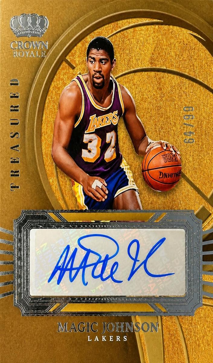 2023 Panini Crown Royale Basketball Magic Johnson #TA-MAG