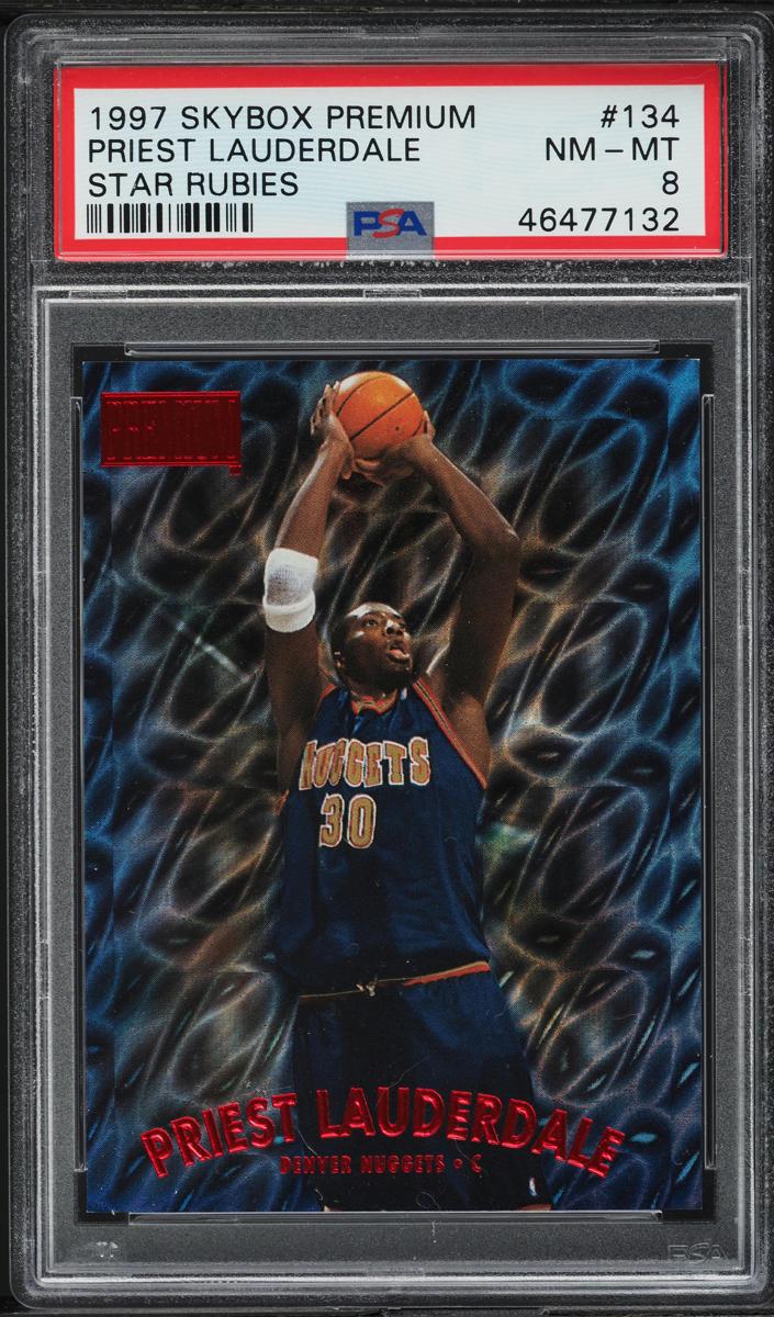 1997 Skybox Premium Basketball Star Rubies Priest Lauderdale #134