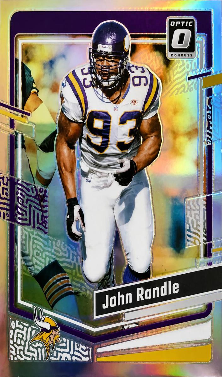 2023 Donruss Optic Football Holo John Randle #124 PSA 9