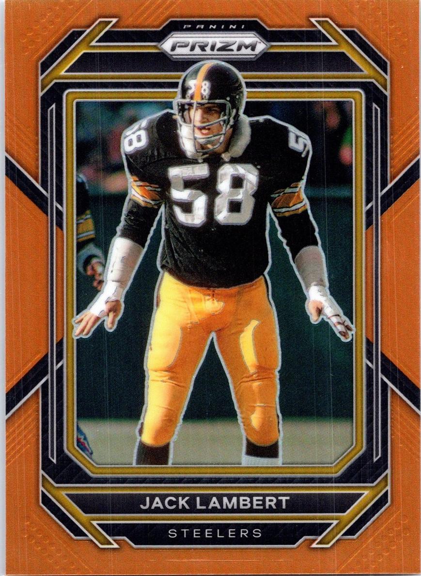 2022 Panini Prizm Football Orange Jack Lambert #253