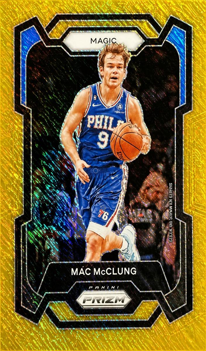 2023 Panini Prizm Basketball Gold Shimmer FOTL Mac McClung #258