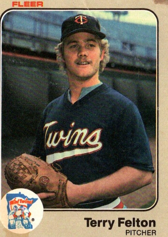 1983 Fleer Baseball Terry Felton #612
