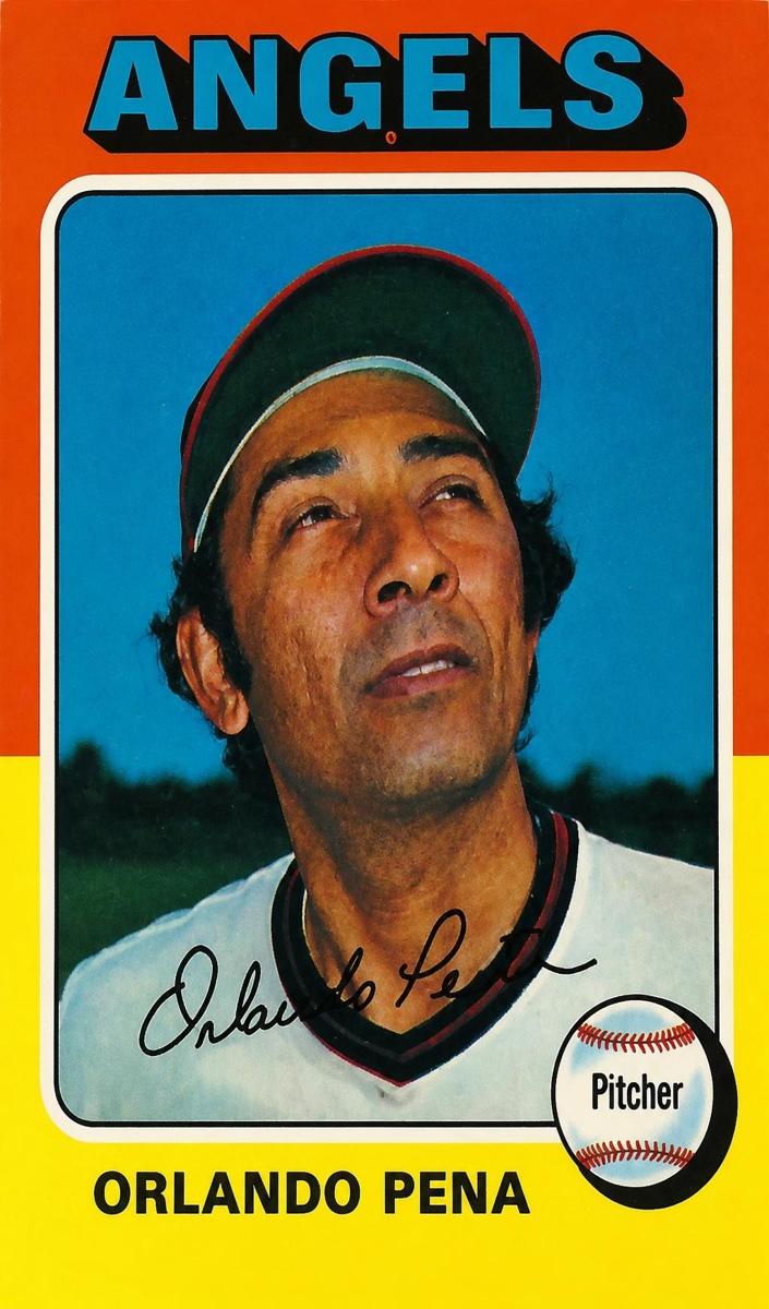 1975 O-Pee-Chee Baseball Orlando Pena #573