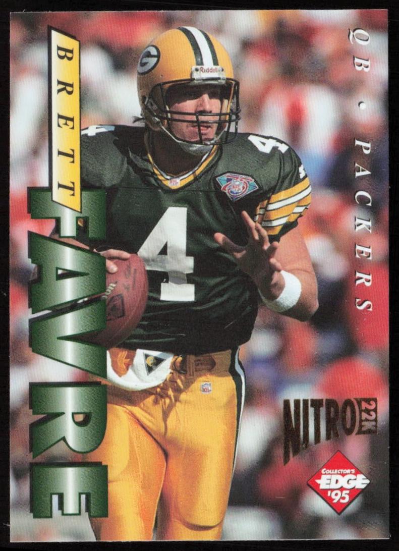 1995 Collector's Edge Football Nitro 22K Brett Favre #71