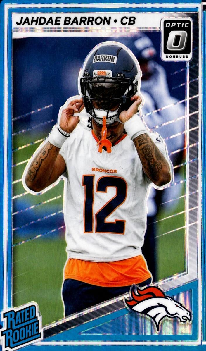 2025 Donruss Optic Football Purple Shock Jahdae Barron #207